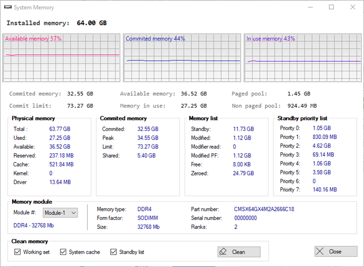 Quick CPU Memory Settings