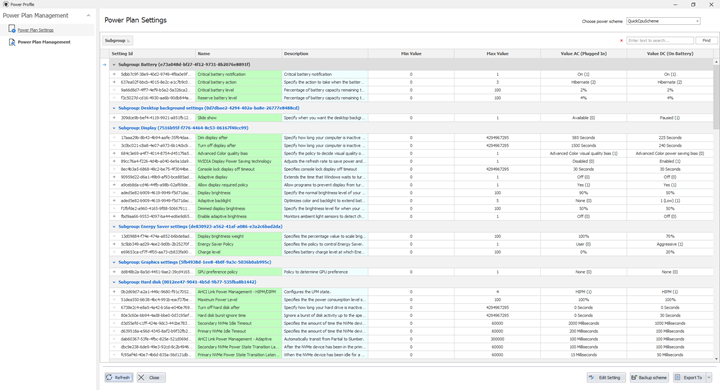 Quick CPU Release 3.3.0.0 Windows Power Management