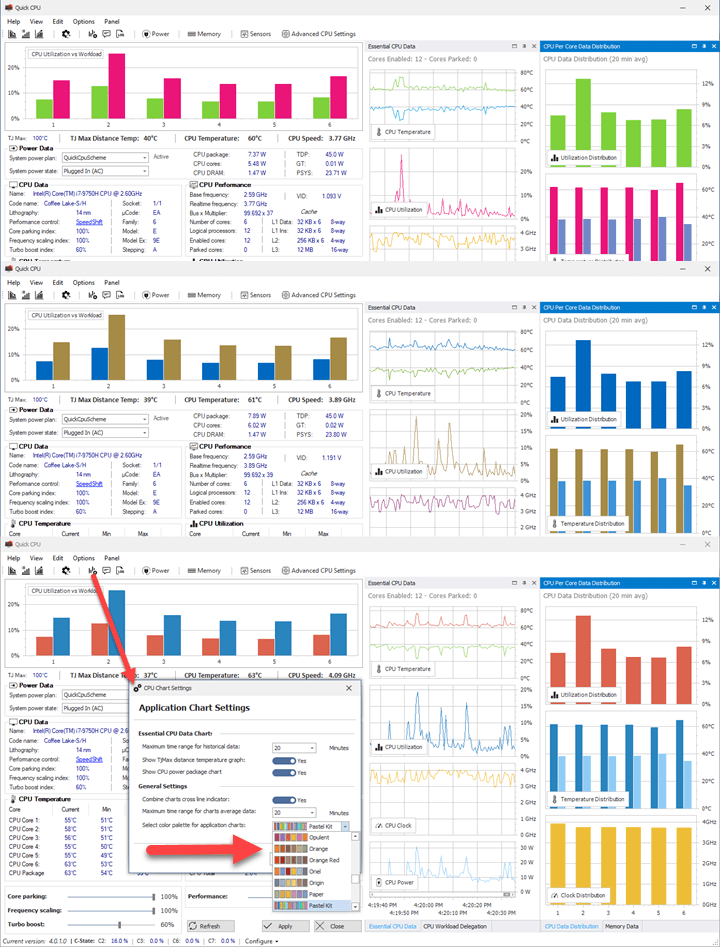 Quick CPU Charts