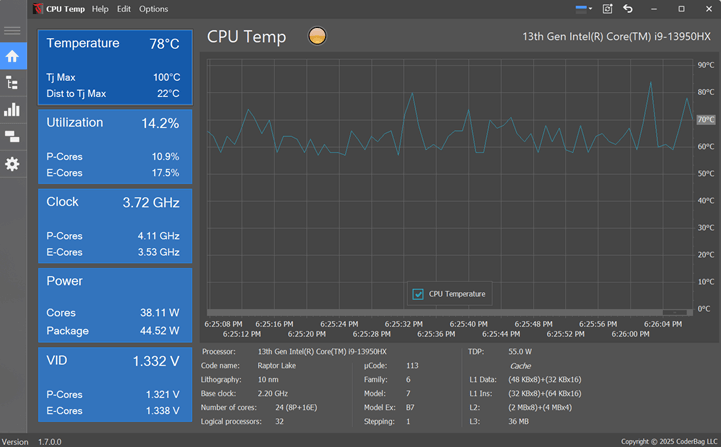 CPU Temp